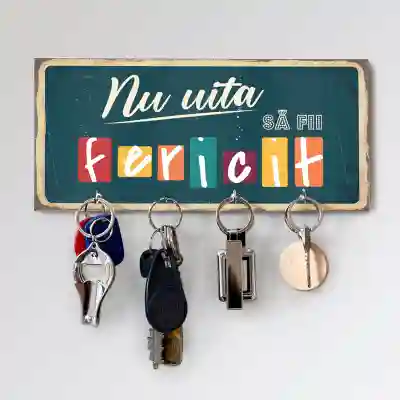 Suport pentru chei personalizat - Nu uita sa fii fericit