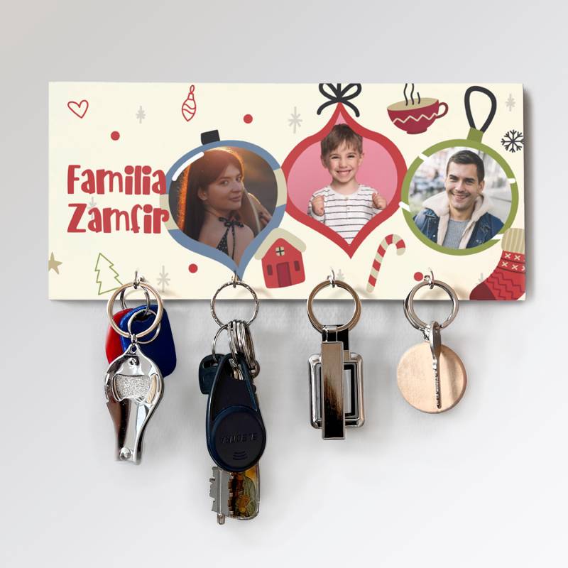 Suport pentru chei personalizat - Suportul Familiei