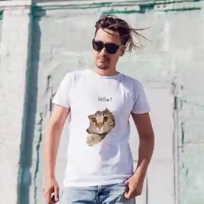 Tricou personalizat - Hellw pisica