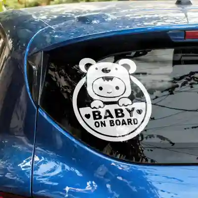 Sticker personalizat Baby on board 