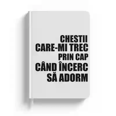 Carnetel personalizat cu text