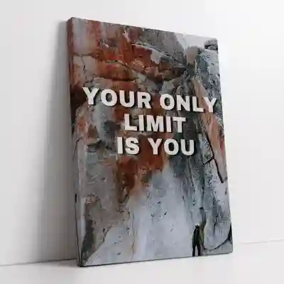 Tablou canvas Your only limit is you