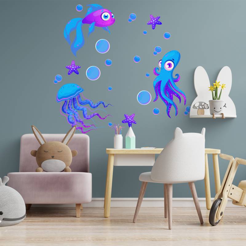 Stickere decorative pentru camera copilului abstract