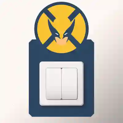 Sticker intrerupator Wolverine